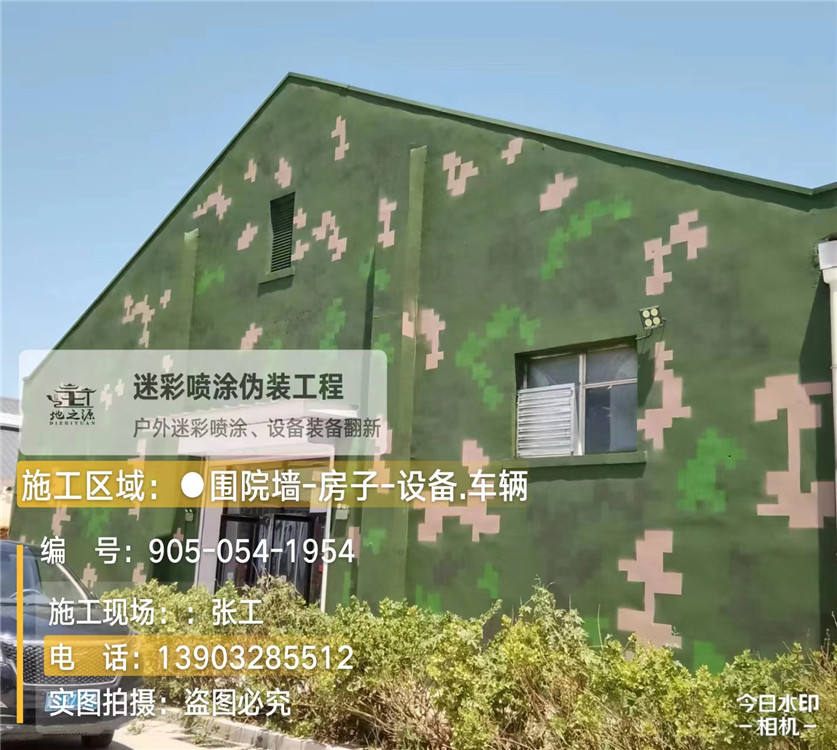 双鸭山外墙数码迷彩漆施工报价清单（100㎡标准墙面测算）